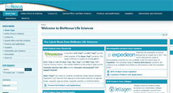 Desktop Screenshot of bionovuslifesciences.com.au