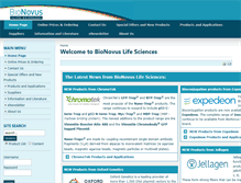 Tablet Screenshot of bionovuslifesciences.com.au